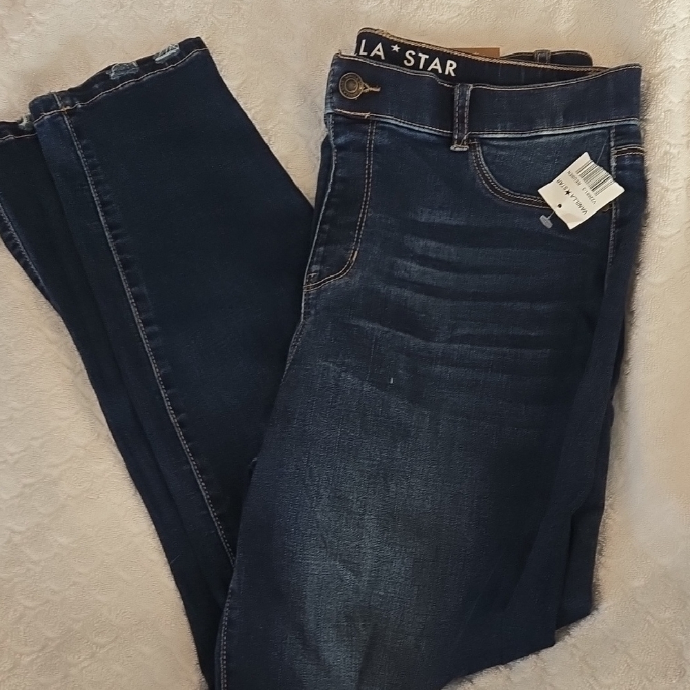 Vanilla Star Indigo Denim Leggings